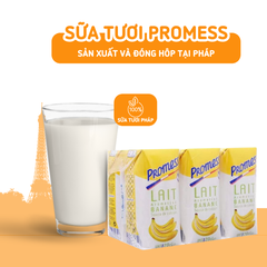 Sữa chuối Promess 200ml - Chính hãng [Sữa tươi Pháp]