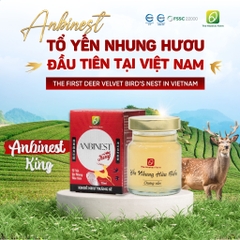 Tổ Yến Nhung Hươu Chưng Sẵn Anbinest King (Hũ 70ml)