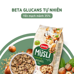 Ngũ cốc Emco vị hạt phỉ túi 750gr