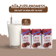 Sữa socola Promess 200ml - Chính hãng [Sữa tươi Pháp]