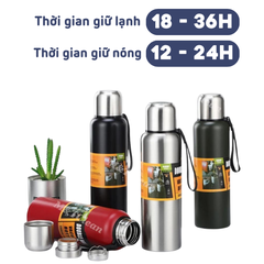 Bình giữ nhiệt nắp bạc- dung tích 750ml