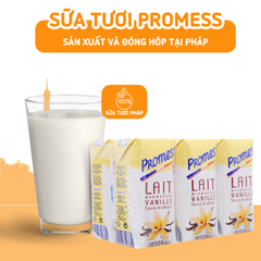 Sữa vani 200ml Promess - Chính Hãng [ Sữa tươi Pháp]