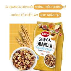 Ngũ cốc Emco không thêm đường vị trái cây và các loại hạt túi 500gr