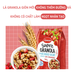 Ngũ cốc Emco không thêm đường vị dâu túi 500gr
