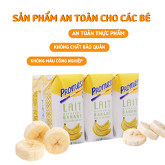 Sữa chuối Promess 200ml - Chính hãng [Sữa tươi Pháp]