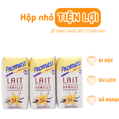 Sữa vani 200ml Promess - Chính Hãng [ Sữa tươi Pháp]