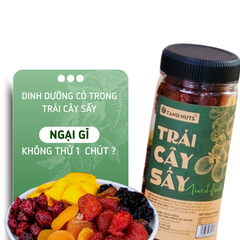 Trái cây sấy dẻo mix 5 loại hoa quả- hũ 400gr