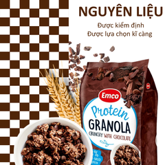 Ngũ cốc Emco không thêm đường vị socola túi 500gr