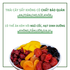 Trái cây sấy dẻo mix 5 loại hoa quả- hũ 400gr