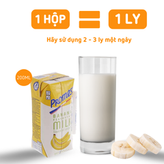 Sữa chuối Promess 200ml - Chính hãng [Sữa tươi Pháp]
