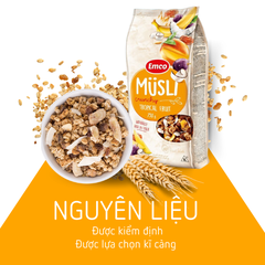 Ngũ cốc Emco vị hoa quả nhiệt đới túi 750gr