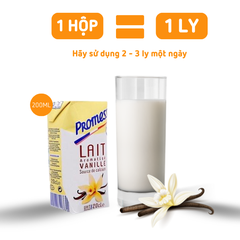 Sữa vani 200ml Promess - Chính Hãng [ Sữa tươi Pháp]