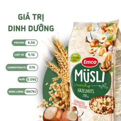 Ngũ cốc Emco vị hạt phỉ túi 750gr