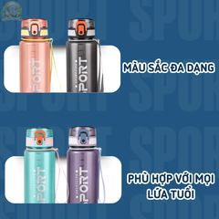 Bình nước thể thao sport- dung tích 650ml