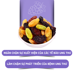 Nho khô Raisins 3 màu- hũ 350gr