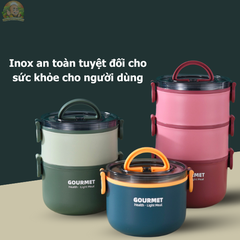 Hộp cơm trưa giữ nhiệt 2 tầng- dung tích 1600ml