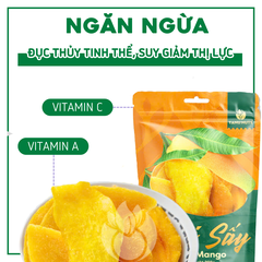 Xoài sấy dẻo Tanu Nuts 200g [Ăn vặt]