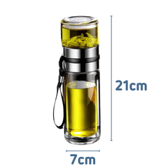 Bình pha trà thủy tinh- dung tích 400ml