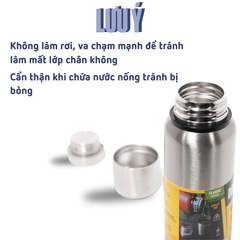 Bình giữ nhiệt nắp bạc- dung tích 750ml