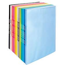 File nhựa 20 lá Kingjim 186-20, nhiều màu, 10 chiếc = 1 hộp