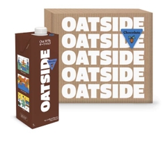 Sữa yến mạch OATSIDE Chocolate vị Sô-cô-la 1L x 6 - Không lactose, Đậm vị, Làm từ Cacao thật