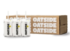 Sữa yến mạch OATSIDE Original vị nguyên bản lốc 200ml x 24 - Không lactose, Sánh mịn, Không chất làm ngọt nhân tạo