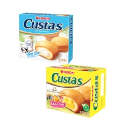 Bánh bông lan Orion Custar 100P_23,5g*100gói