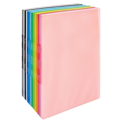 File nhựa 10 lá Kingjim 186-10, nhiều màu, 10 chiếc = 1 hộp