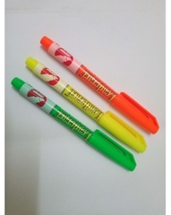 Bút dạ quang Leaderart thân mảnh với nắp nhựa cài LA302HL, 6 cây = 1 vĩ