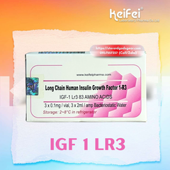 Insulin Growth Factor 1-R3 (IGF 1 83 Amino Acids) 0.1mg x 3 - Keifei