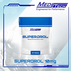 SUPERDROL (Methyl-Drostanolone 10mg - 50tab) - Meditech