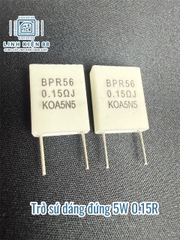 Điện trở sứ KOA5N5 5W 0.15R dáng đứng