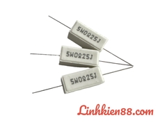 Điện trở sứ 5W 0.25R dáng nằm