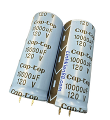 Tụ Audio Amly Cục Đẩy 120V 10000UF 35x70mm Cap-Top mới