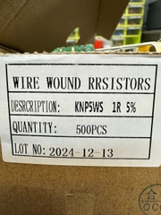 Điện trở cắm công suất 5W 1R 1Ohm 5% ( 10con)