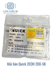 Mũi hàn Quick 203H 200-SK mới chính hãng