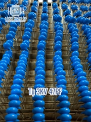 Tụ Xanh 3KV 47PF mới ( 20 con)