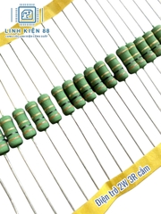 Điện trở cắm 2W 1R mới (dây 10 con)