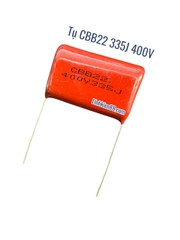 Tụ CBB22 335J 400V 0.35UF 25mm mới