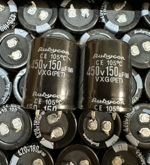 Tụ hóa Rubycon 450V 150UF 25x30mm mới