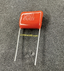 Tụ CBB22 474J 400V 470nF 0.47uF 15mm