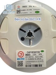 Điện trở dán 0603 47K 5%( dây 50 con)