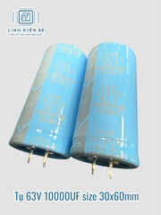 Tụ nguồn amply 63V 10000Uf 30x60mm mới