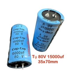 Tụ Audio Amly Cap-Top 80V 15000UF 35x70mm mới