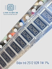 Điện trở dán 2512 82R 1W 1% mới ( dây 10con)