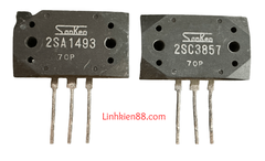 Cặp sò Tran Transistor Sanken 2SA1493 & 2SC3857 2SA1493 2SC3857  SA1493 SC3857 1493 3857( Hàng tháo máy)