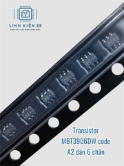 Transistor MBT3906DW code A2 dán SOT-363 mới chính hãng ON ( dây 10con)