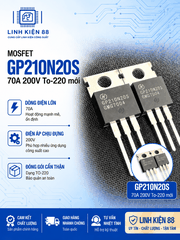 Mosfet HGP210N20S GP210N20S 210N20 70A 200V To-220 mới