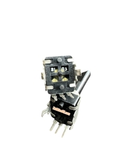 Chiết áp đơn 10K núm dài 23cm cán vát cong