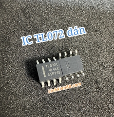 OPAMP TL072CDR TL072C TL072 072 Sop-8 dán mới chính hãng TI